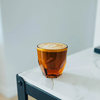 Vero Cortado Glass, Amber