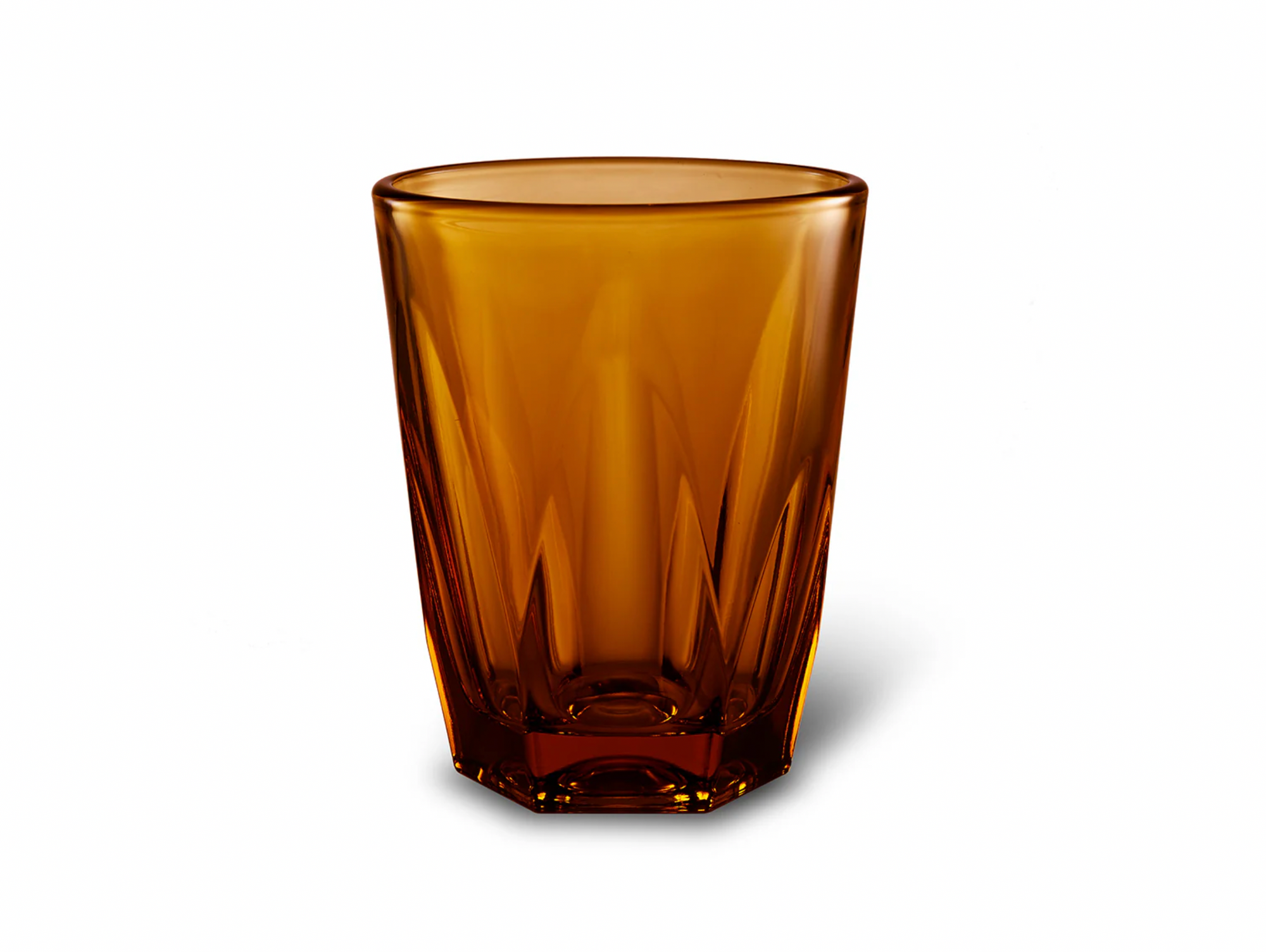 Vero Latte Glass, Amber