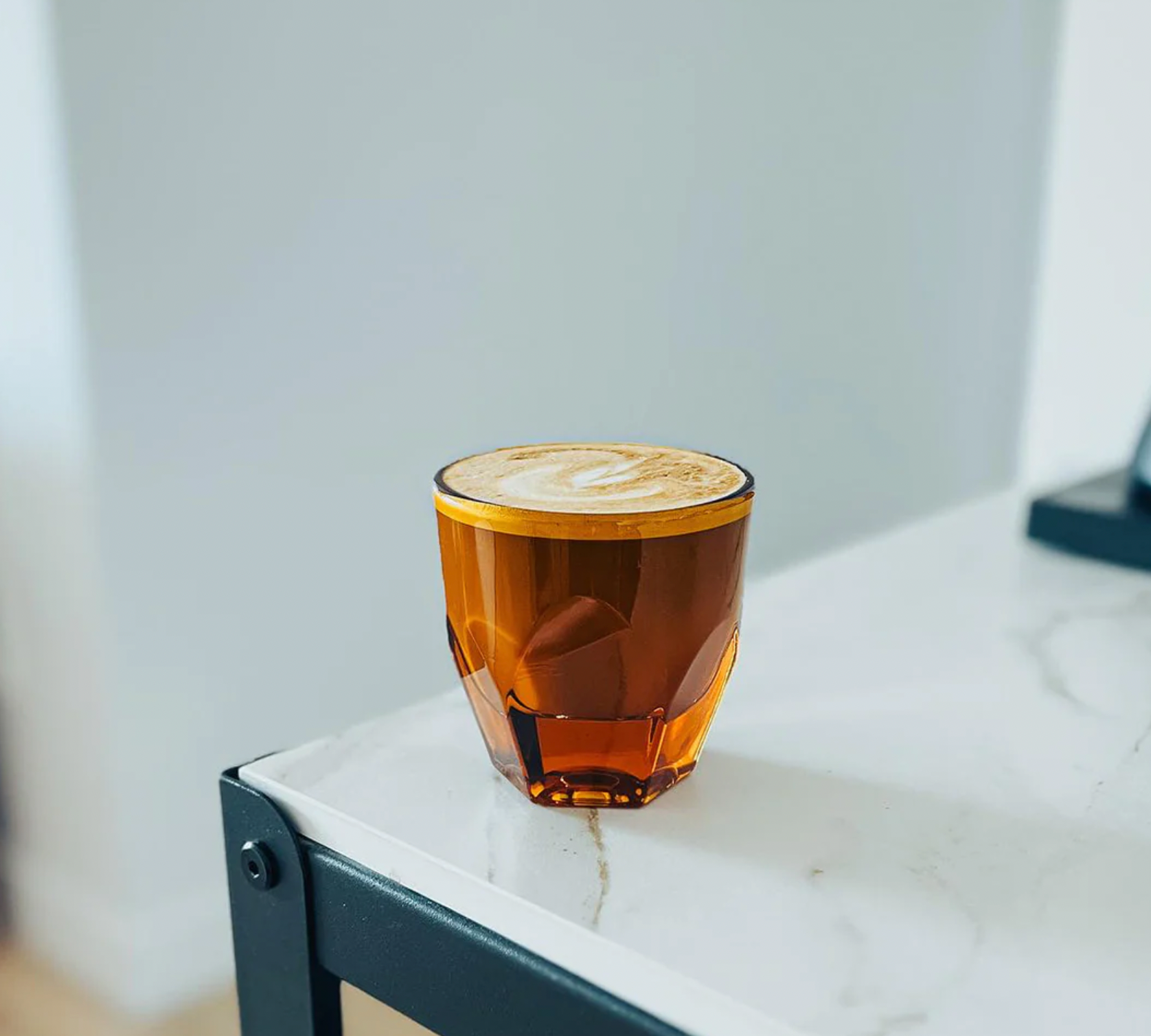 coffee on a table corner