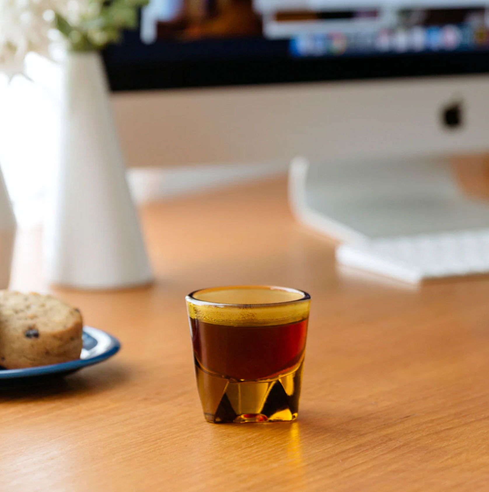 coffee with cookie